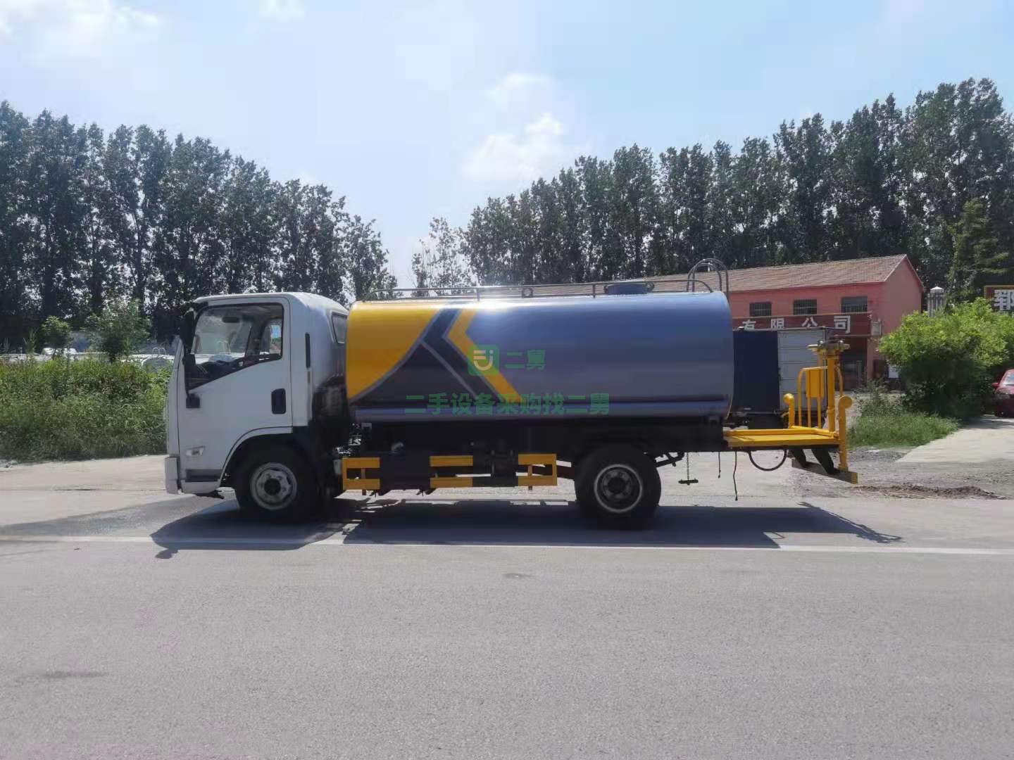 出售庫存國五陜汽德龍灑水車15立方