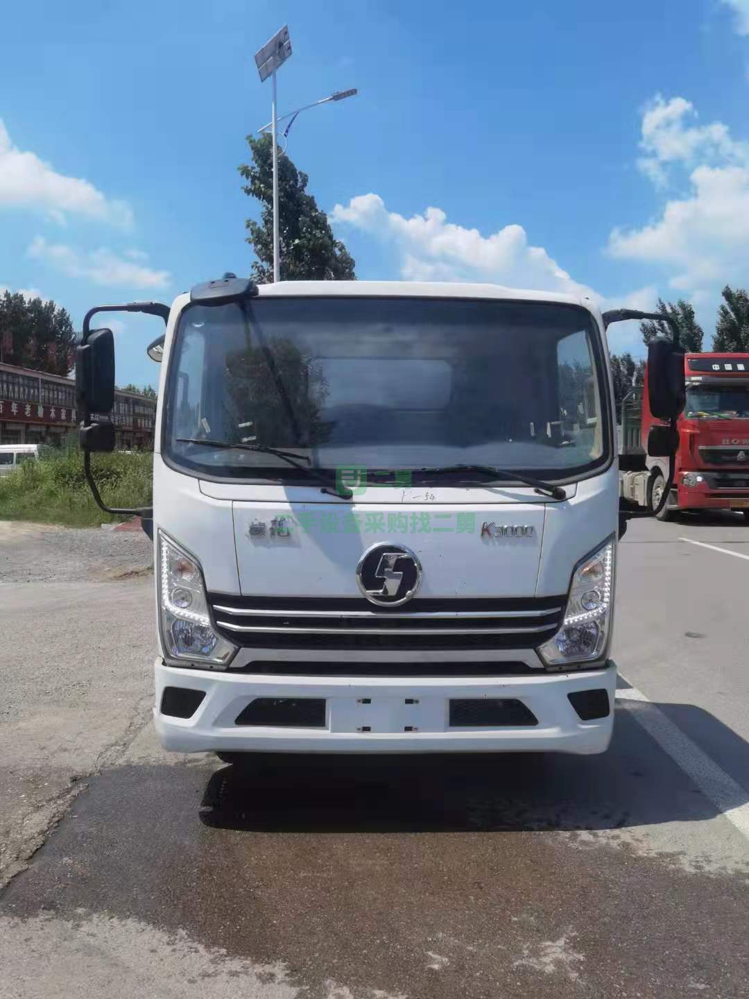 出售庫存國五陜汽德龍灑水車15立方