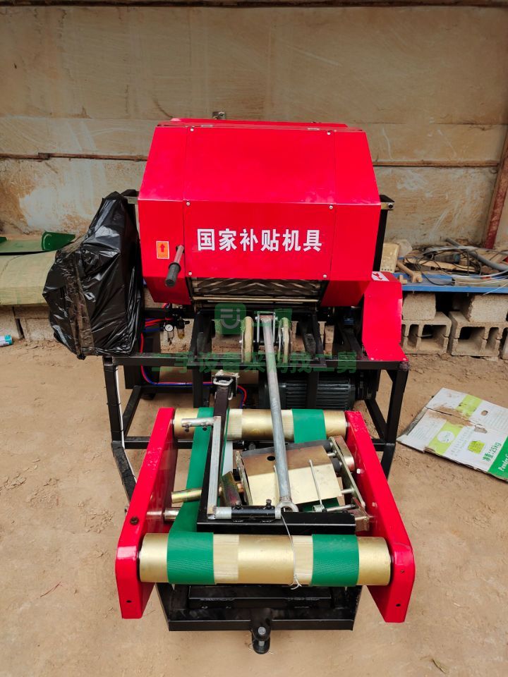 山東出售二手九成新的5252型全自動打捆包膜一體機