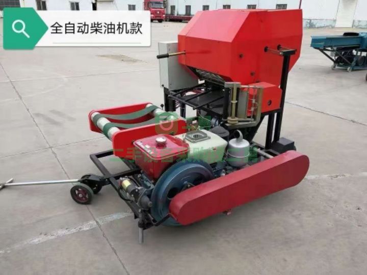 山東出售二手九成新的5252型全自動打捆包膜一體機