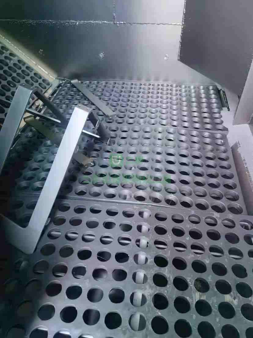 出售二手九成新的376吊鉤式拋丸機