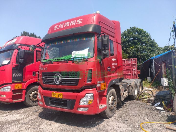 出售18年東風天龍啟航450馬力牽引車可分期 原車原版