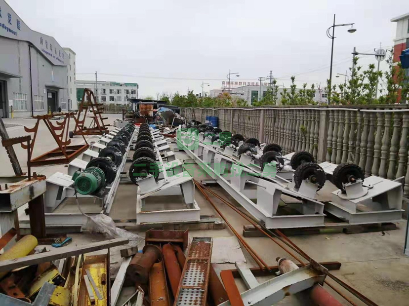 出售二手的圓門直經約2.13米，兩套拋丸機