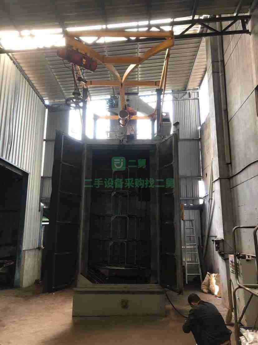 江蘇出售二手雙鉤3730吊鉤拋丸機(jī)