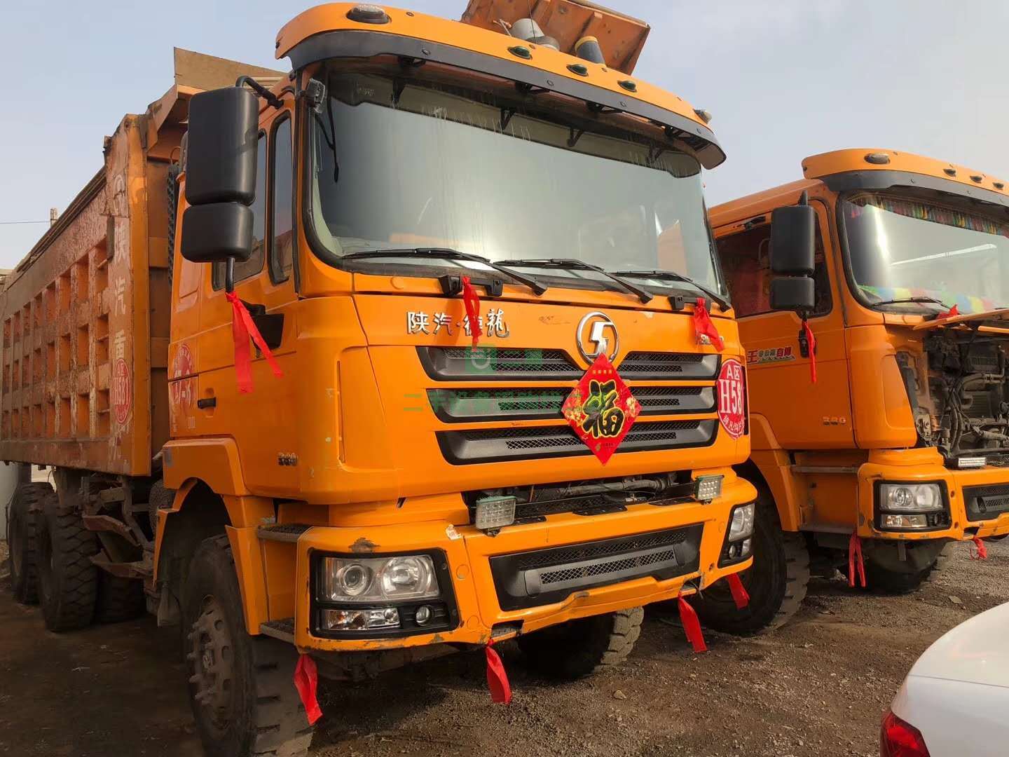 山西出售無戶陜汽德龍后八輪工程自卸車