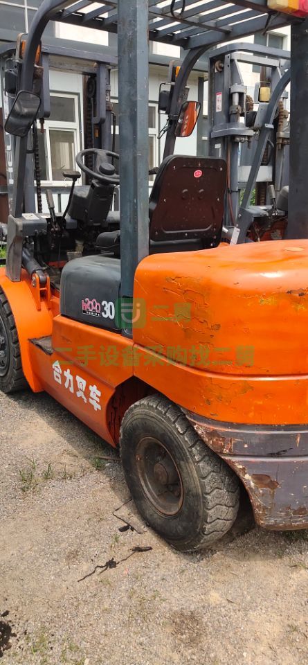 二手八成新合力3噸叉車升高3米