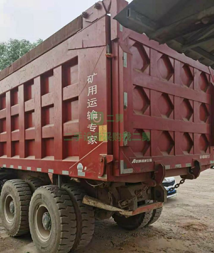 山西出售二手的歐曼后八輪380馬力工程自卸車