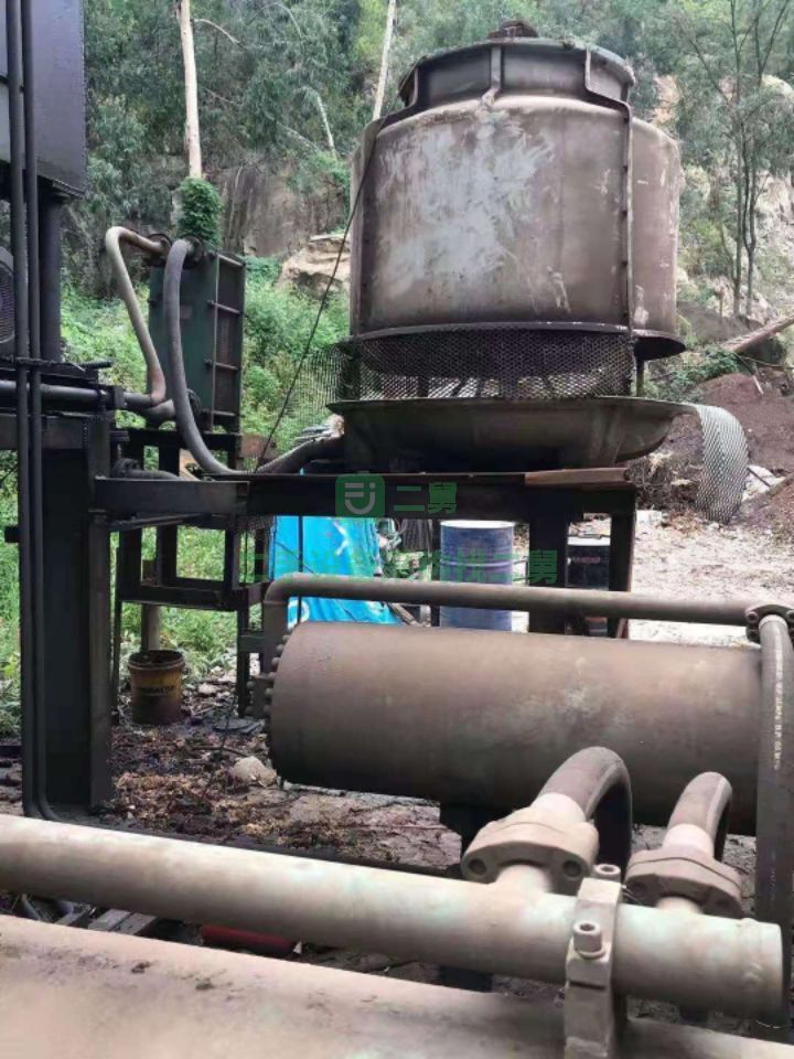 出售二手的江陰華宏630噸金屬壓塊機
