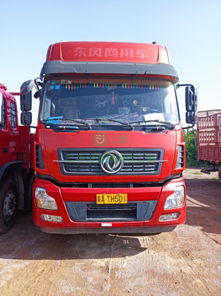 河北出售二手八成新的東風天龍9.6米貨車