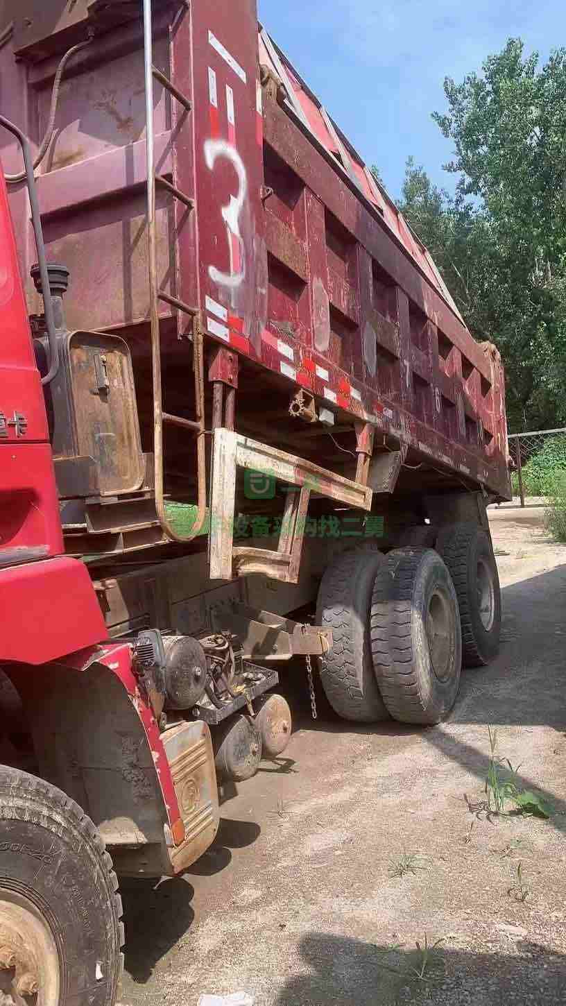 河北出售沒手續(xù)德隆后八輪，340馬力12速，純干活車工程車