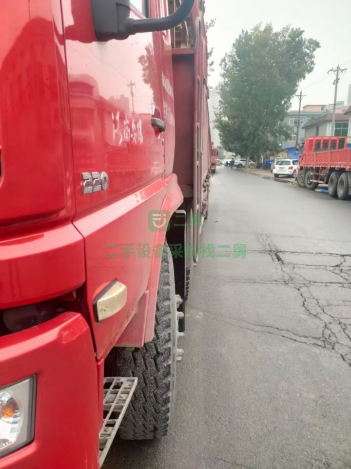 出售精品19年11月國五排放陜汽軒德X6前四后四9.6米平板貨車，以入手4天后到家