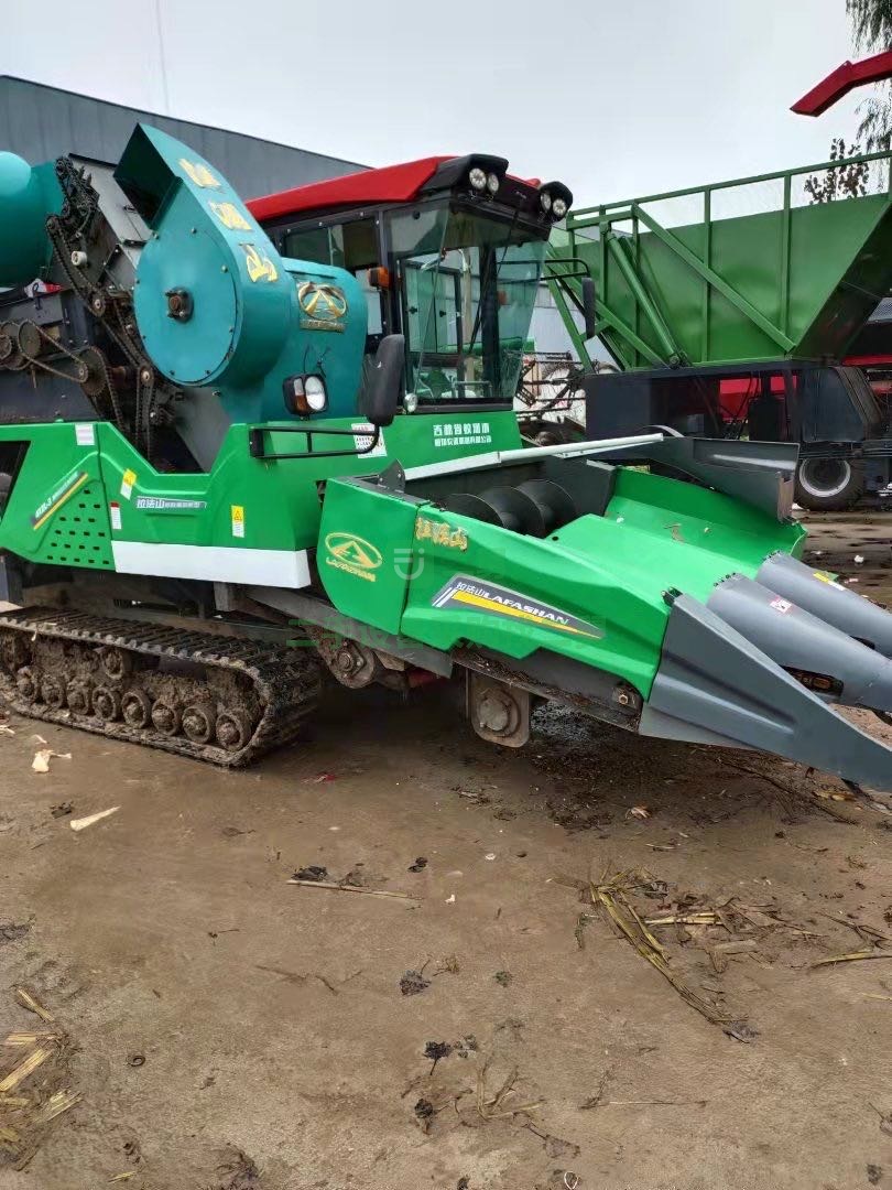 急售拉法山履帶式玉米收割機三行玉米收割機精品現車