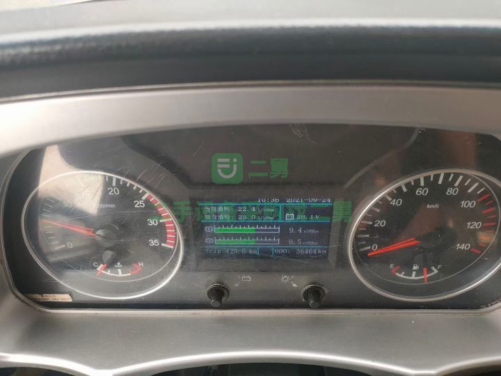 出售精品19年11月國五排放陜汽軒德X6前四后四9.6米平板貨車，以入手4天后到家