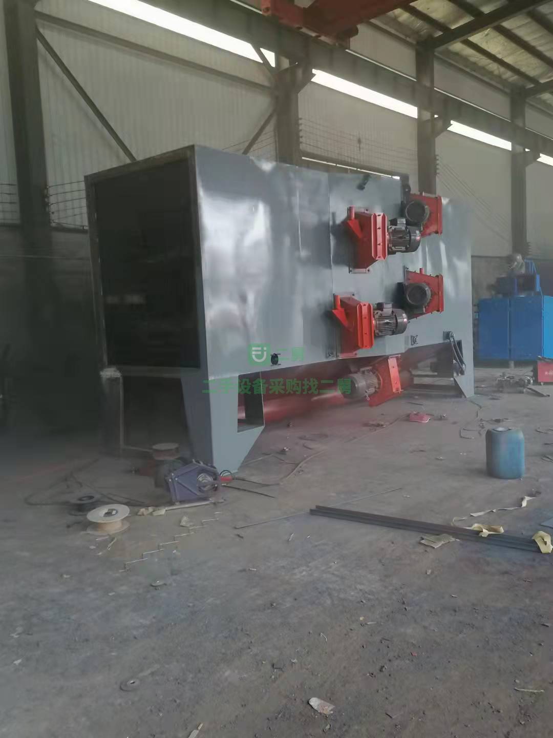 出售鋼結構專用拋丸機Q691620雙提升雙脈沖除塵器