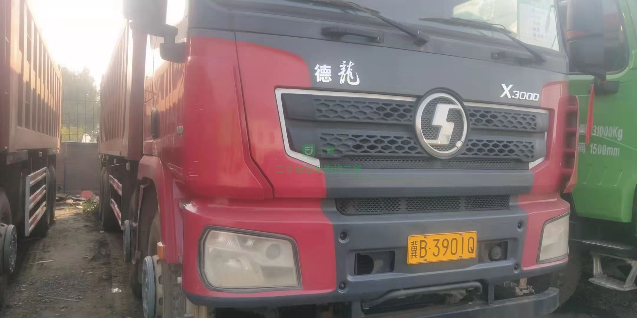 出售2018年4月上照的德龍X3000自卸車大箱8米2