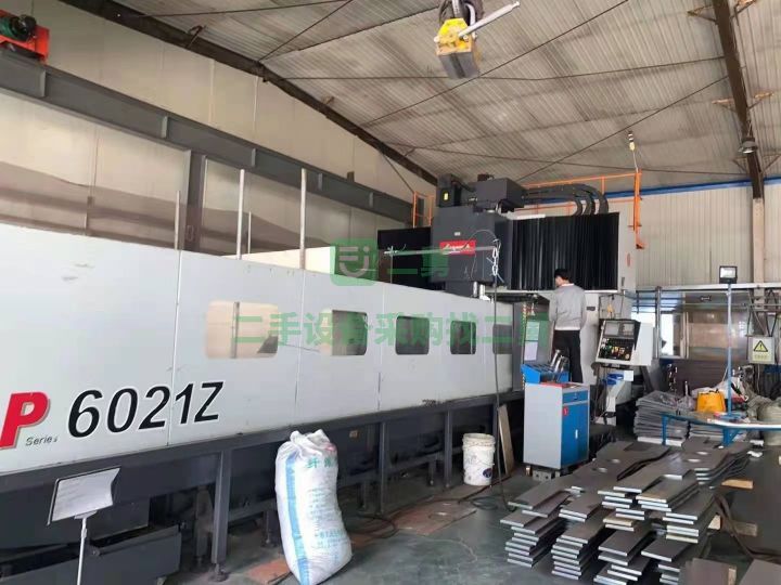 吉林出售臺灣亞威2300x6000龍門加工中心，60把刀庫