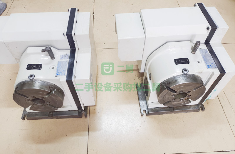 出售二手臺灣寶嘉誠170四軸轉臺數控第四軸分度盤