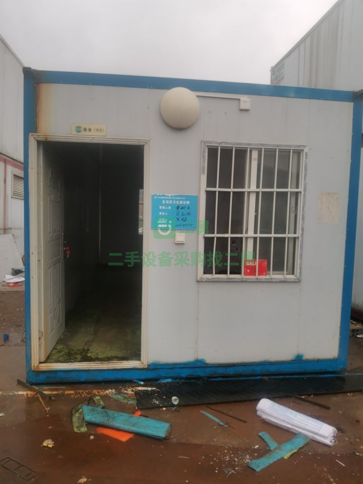 陜西出售5-8成新的二手住人集裝箱房活動板房