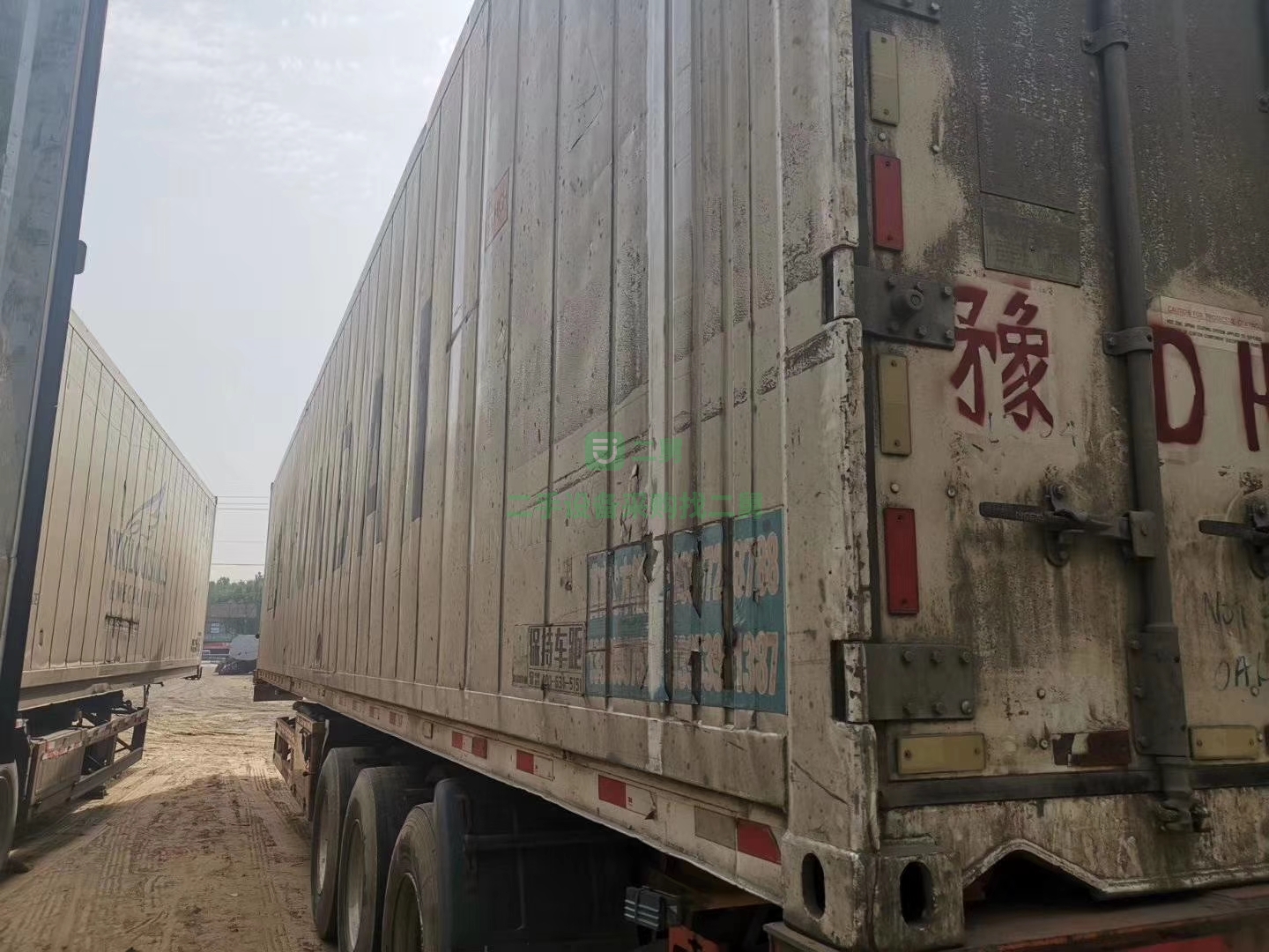 出售二手掛車高欄花籃高箱車況好手續齊全包過戶