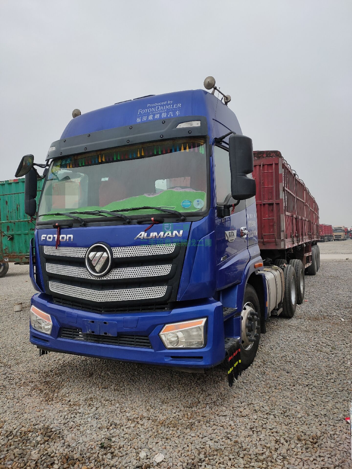 便宜轉讓二手歐曼雙驅定做各種掛車