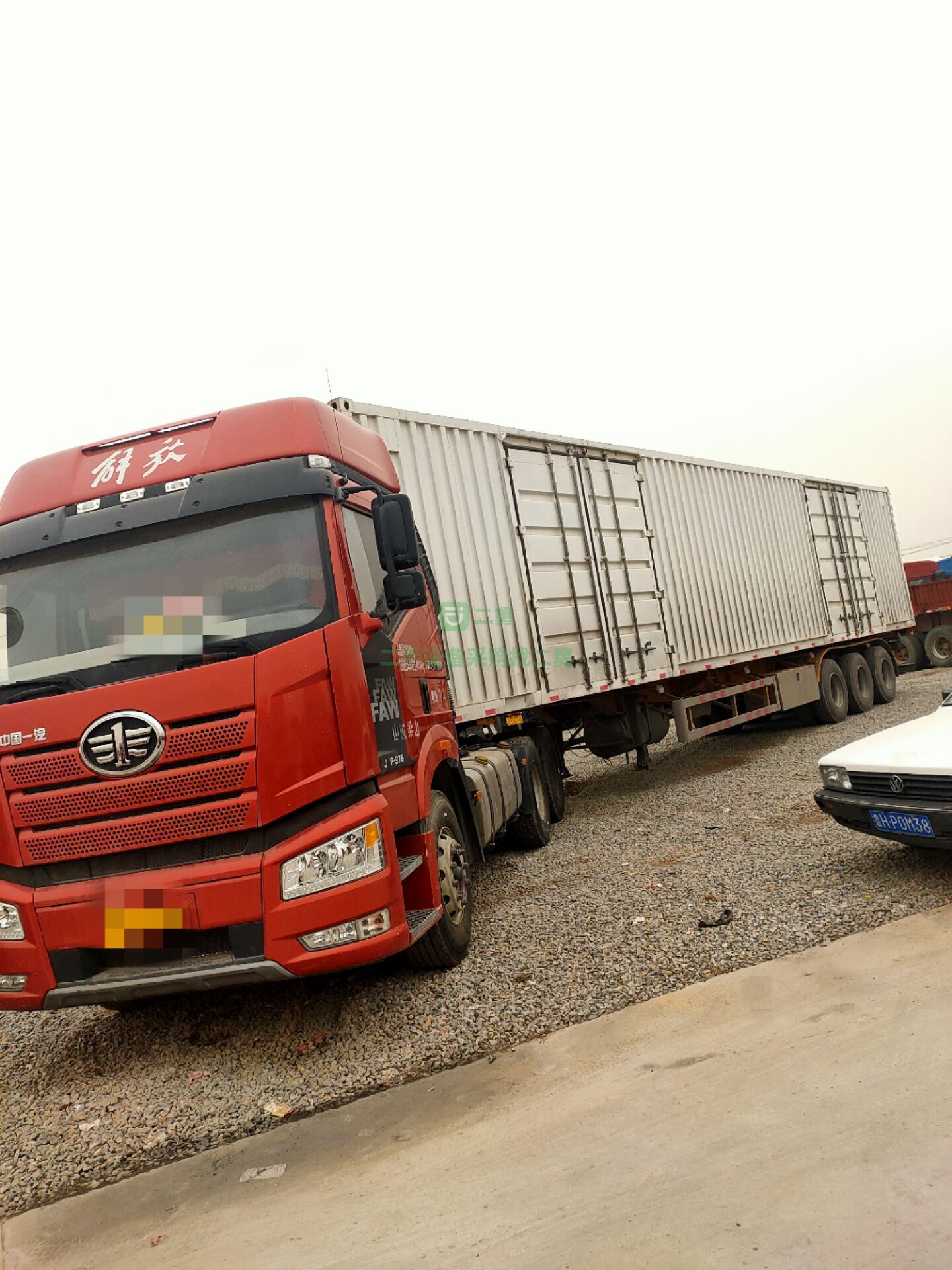 轉讓二手解放j6雙驅定做各種掛車