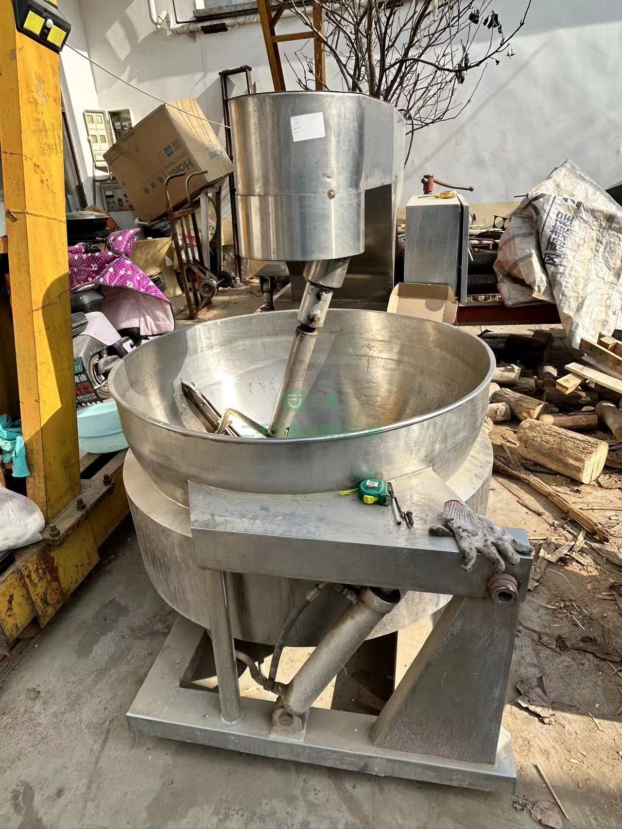 出售行星攪拌炒鍋 400L大容量 全自動控制 6爪攪拌 側翻出料鑫庫機械出品