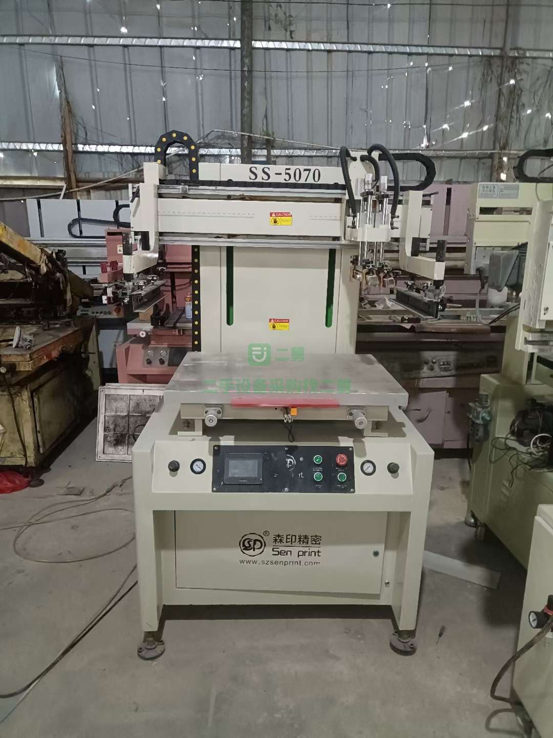 二手絲印機出售6080臺面