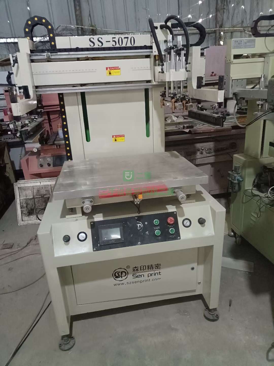 二手絲印機出售6080臺面